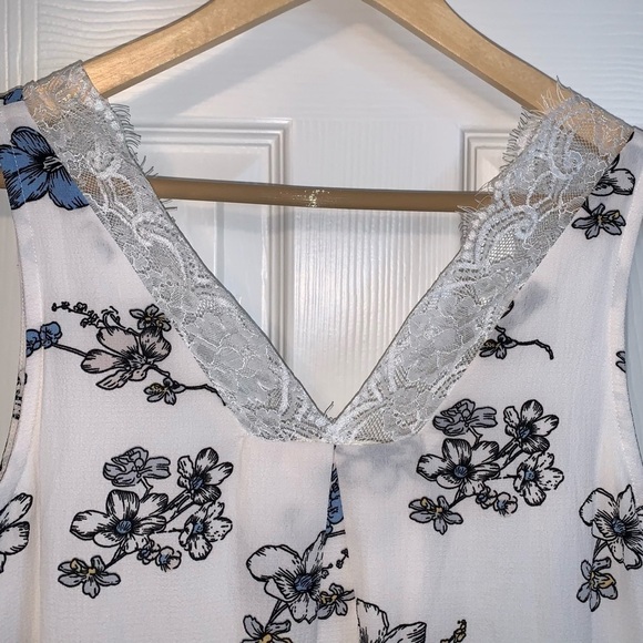 Bow and Arrow Floral Lace Deep V-Neck Sleeveless Boho Cottegecore Dress Small - Picture 7 of 9